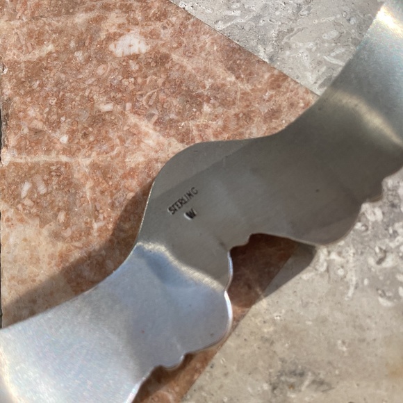 Beautiful Navajo Native American Sterling Silver Signed Six Stone Turquoise Cuff - Picture 11 of 12